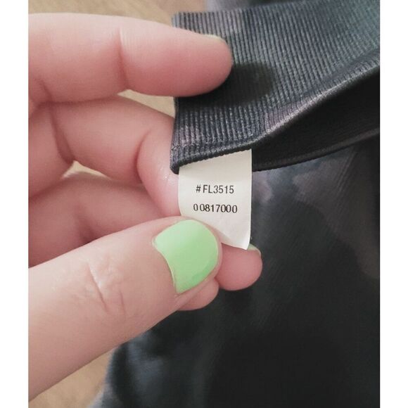 Spanx Look at Me Now Seamless Leggings in Black & Grey Camo Size XL - Picture 6 of 8